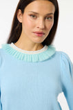 MSH-E25DOLP BLUE KNIT TOP