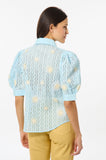 MSH-E25GACH BLUE BRODERIE SHIRT