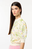 MSH-E25MBPU IVORY EMBROIDERED TOP