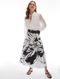 PNK-241110101 RONDA BLK&WHT SKIRT