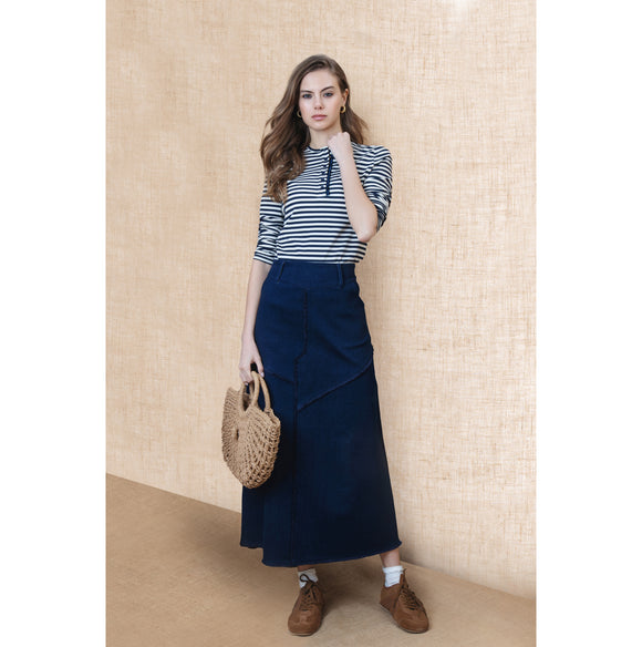 NUE-NUS4506 NAVY CASPIAN SKIRT