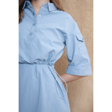 NUE-NUS4529 BLUE LYLAH BLOUSE