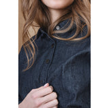 NUE-NUS4529 BLACK DENIM LYLAH BLOUSE