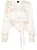 PKO-104081 AURILLAC CREAM BLOUSE