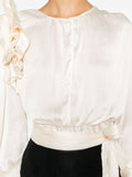 PKO-104081 AURILLAC CREAM BLOUSE