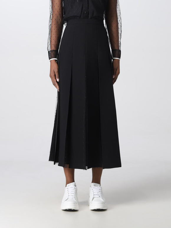 RDV-2R3RAJ956JA BLK OPEN PLEATS SKIRT