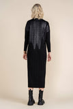 APP-F24-731 BLACK CABLE KNIT MAXI DRESS