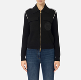 ELISABETTA FRANCHI -MK71S46 BLACK&BEIGEJACKET