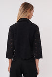 DRY-P485007 BLACK LACE CARDIGAN