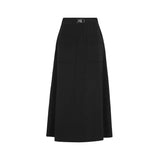 PAR-SK344 BLACK POCKET SKIRT