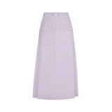 PAR-SK344 DUSTY BLUE POCKET SKIRT