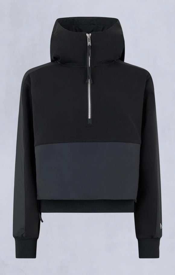 MKN-M14L635 BLACK MIXMEDIA HOODIE