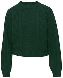 INO-M2-846C HUNTER GREEN KNIT TOP